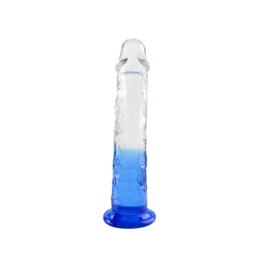 Clear to Blue Dildo