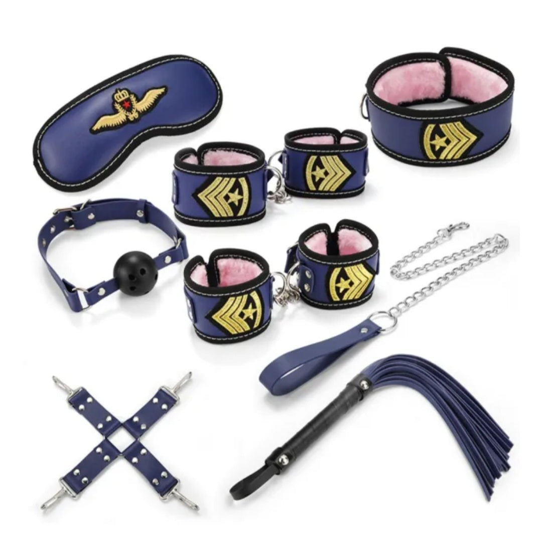 Blue & Pink Bondage Kit